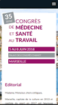 Mobile Screenshot of medecine-sante-travail.com